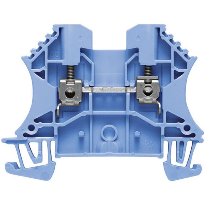 foto del prodotto weidmuller weidm ller 1040480000 1 morsetto passante componibile a vite blu 1 pz.