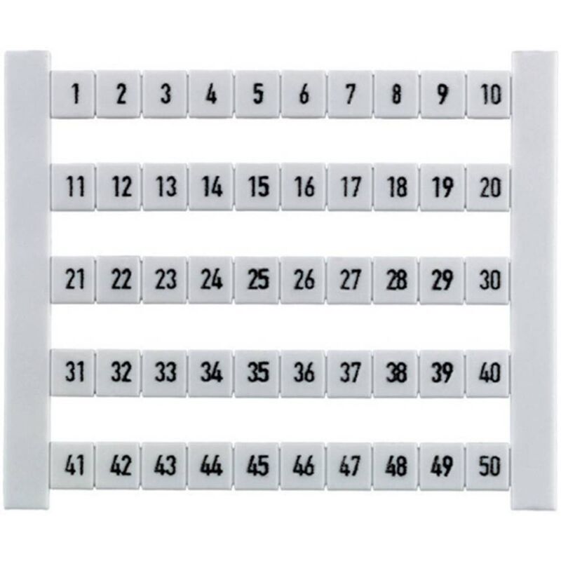 foto del prodotto weidmuller weidm ller 523060041 50 segnamorsetti 50 pz.