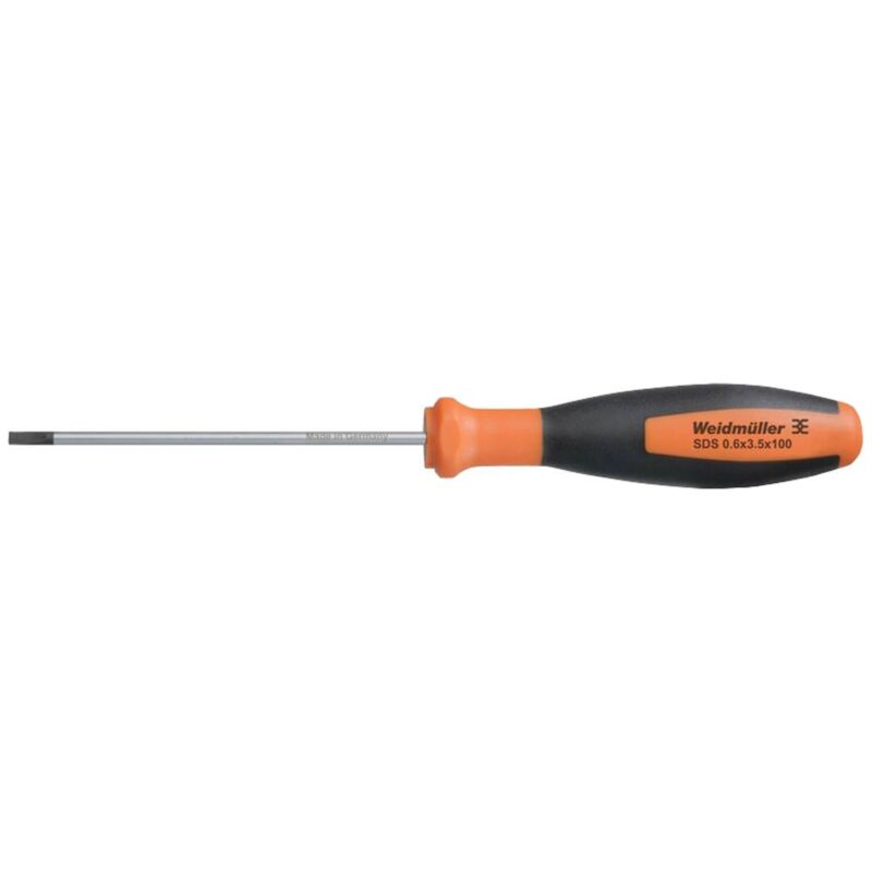 foto del prodotto weidmuller weidm ller sds 0.6x3.5x100 cacciavite a taglio larghezza della lama 3.5 mm lunghezza della lama 100 mm