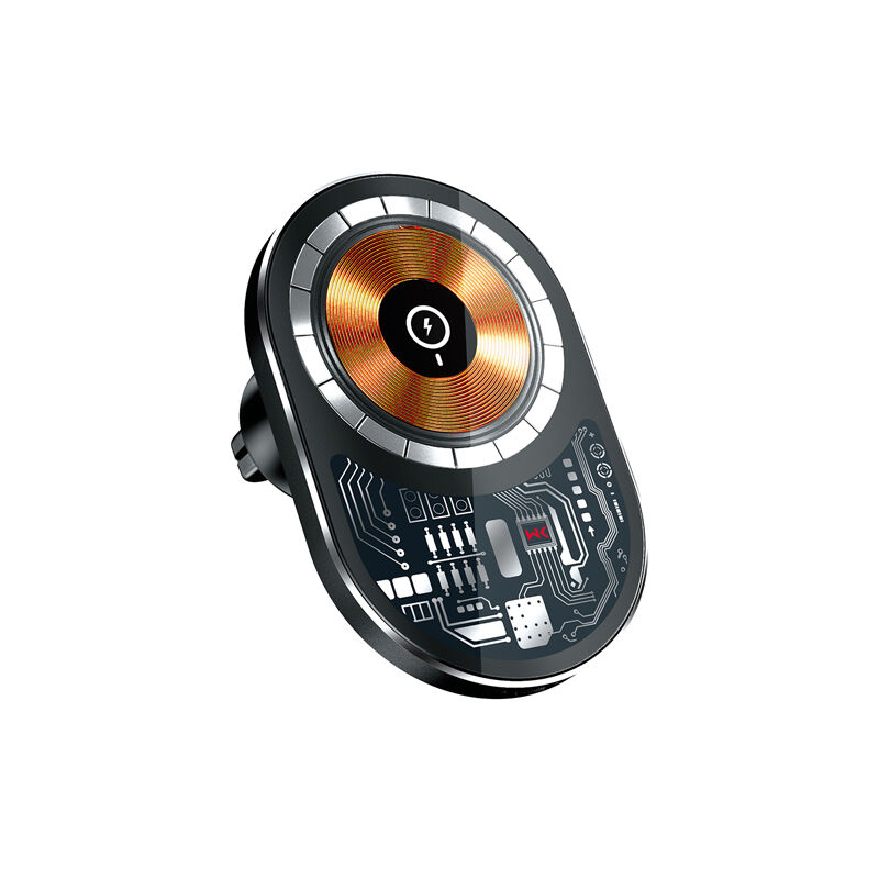 foto del prodotto wekome wp u202 vanguard series magnetische autohalterung mit 15 w magsafe kabellosem laden schwarz 