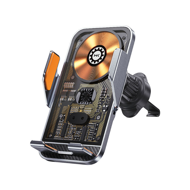 foto del prodotto wekome wp u204 vanguard series automatische autohalterung mit 15 w kabellosem laden schwarz 