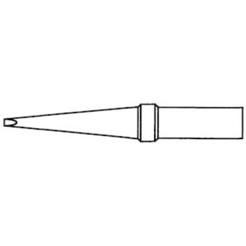 foto del prodotto weller 4etl 1 punta di saldatura forma oblunga dimensione punta 2 mm contenuto 1 pz.