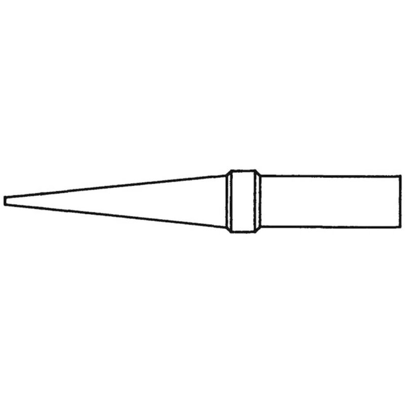 foto del prodotto weller punta di saldatura forma oblunga, conica 4etol 1 dimensione punta 0.8 mm contenuto 1 pz. t0054101499