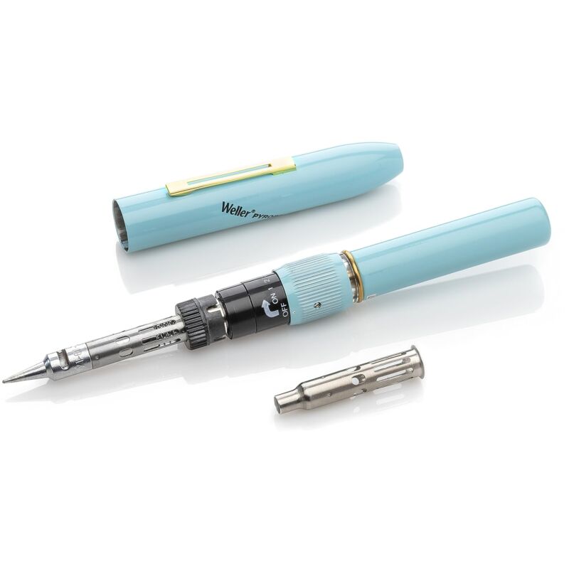 foto del prodotto weller t0151618199 weller pyropen junior mini saldatore a gas butano, ugello aria extra hit