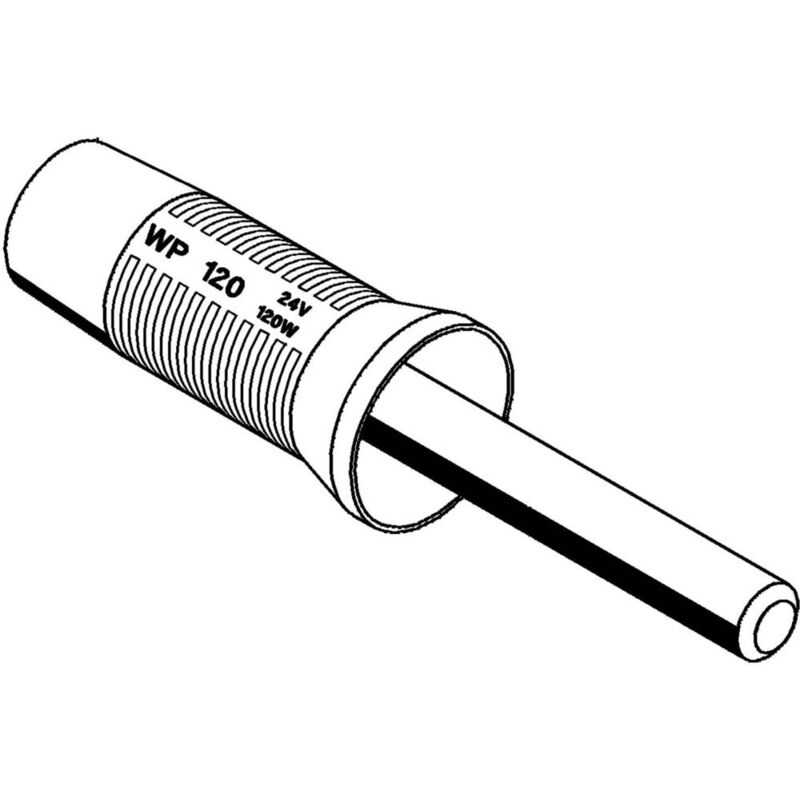 foto del prodotto weller tubetto fermapunta forma a cuneo wp 120 dimensione punta 0.8 mm contenuto 1 pz. t0058763709