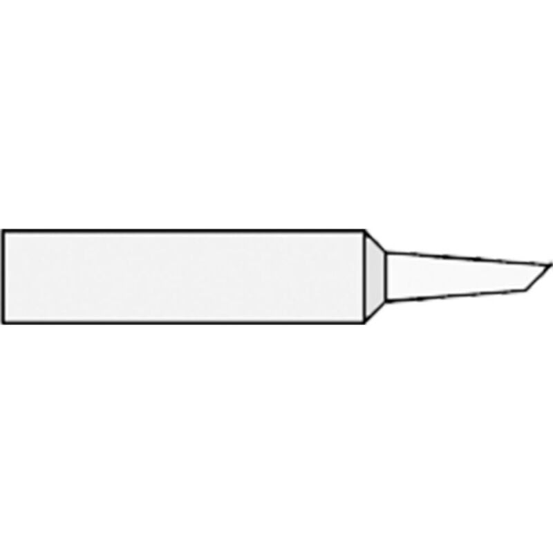 foto del prodotto weller xnt f punta di saldatura taglio sbieco 45 dimensione punta 1.2 mm contenuto 1 pz.