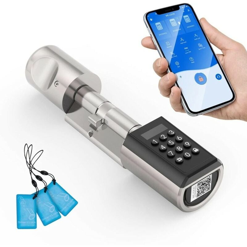 foto del prodotto welock cilindro elettronico per serratura smart bluetooth con password