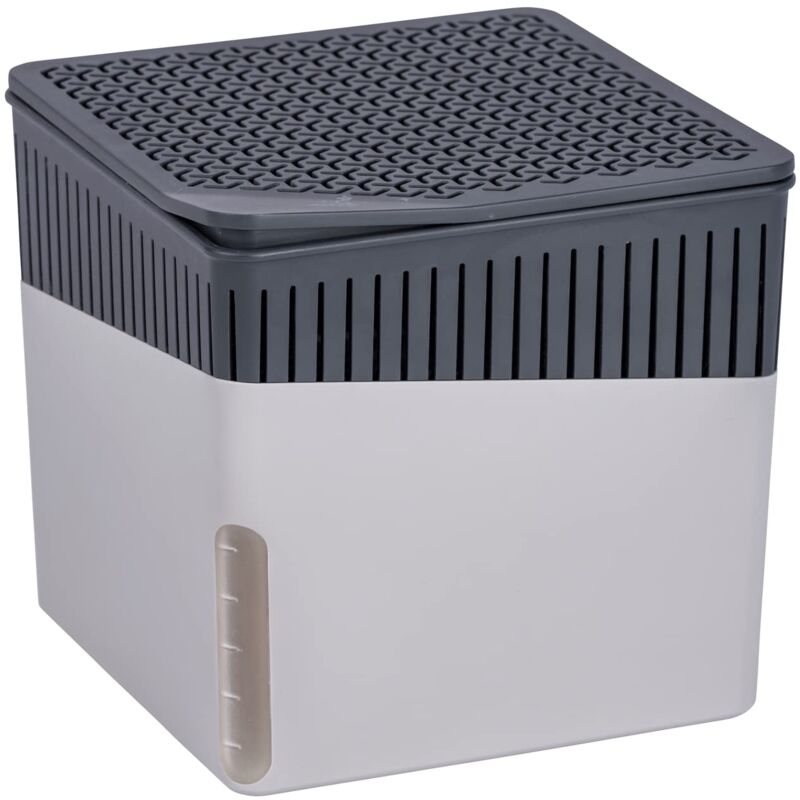 foto del prodotto wenko 50221100 deumidificatore cube grigio 1000 g deumidificatore capacit 1.6 l, grigio scuro