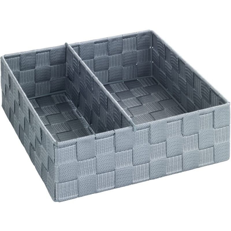 foto del prodotto wenko adria scatola portaoggetti per la cucina, in plastica, colore grigio, plastica, grigio, 26 x 26 x 9 cm