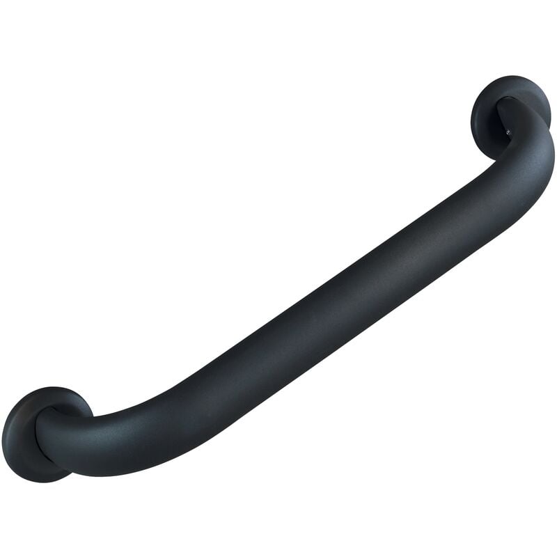 foto del prodotto wenko barra di sostegno wc secura premium, maniglia da parete per bagno, in alluminio inox, 47,5x7x12 cm, antracite