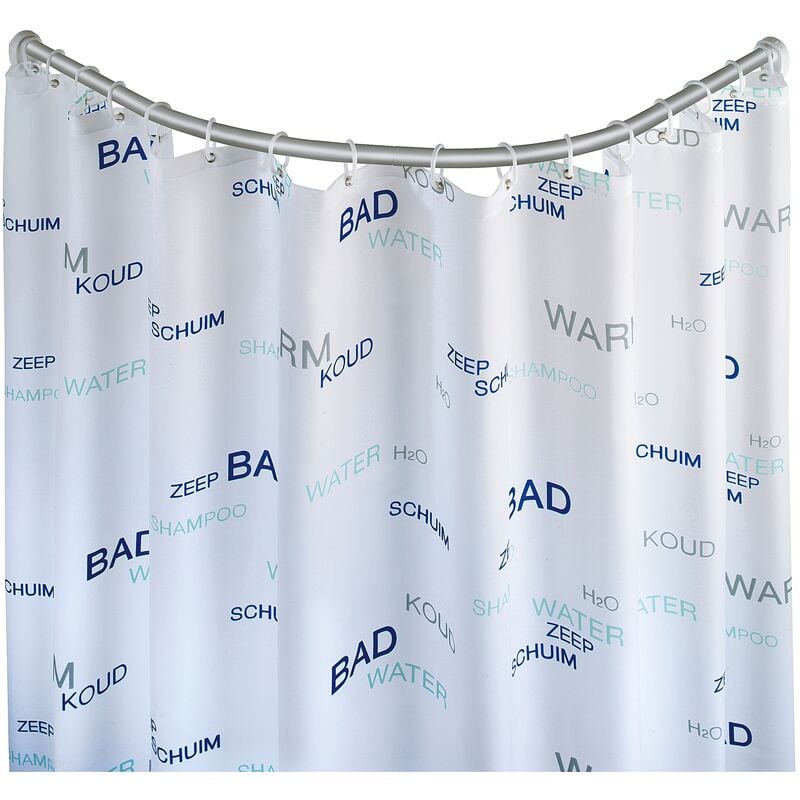 foto del prodotto wenko bastone tenda doccia curvo chrome