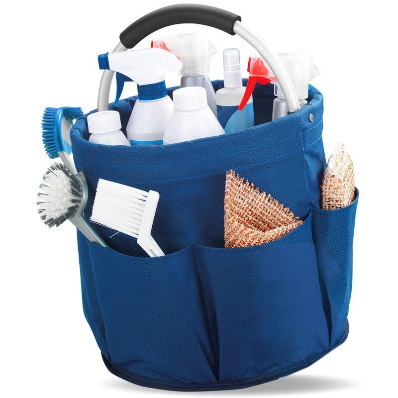 foto del prodotto wenko contenitore per utensili per la pulizia, blu, 4 cm