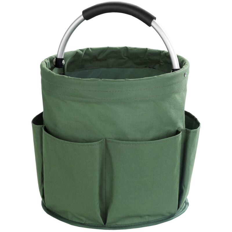 foto del prodotto wenko contenitore universale per attrezzi da giardino caddy, verde