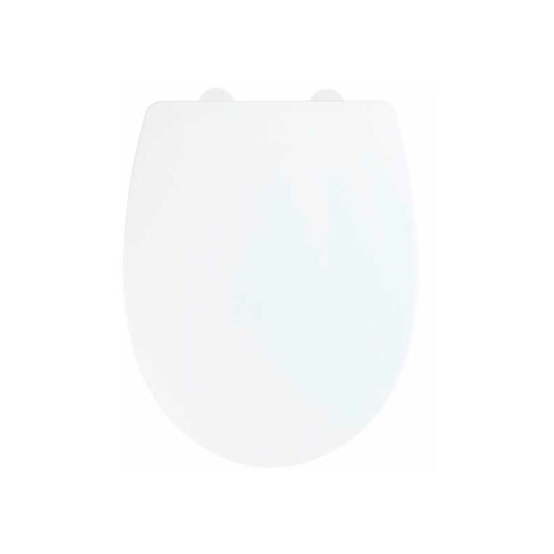 foto del prodotto wenko copriwater con freno di caduta premium tilos, copriwater con fissaggio in acciaio inox rimovibile, termoplastico, 36,5x45 cm, bianco