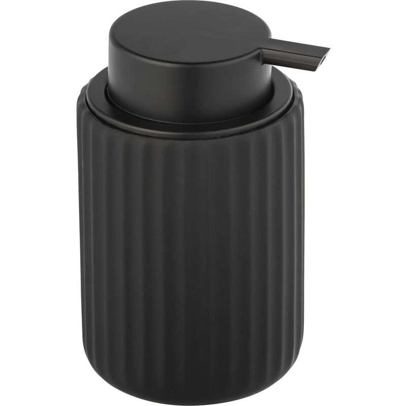 foto del prodotto wenko dispenser di sapone belluno nero ceramica