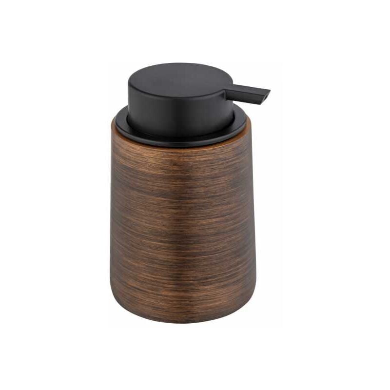 foto del prodotto wenko dispenser di sapone palena, dispenser con pompa ricaricabile, realizzato in poliresina di alta qualità con una grande testa di pompa, può