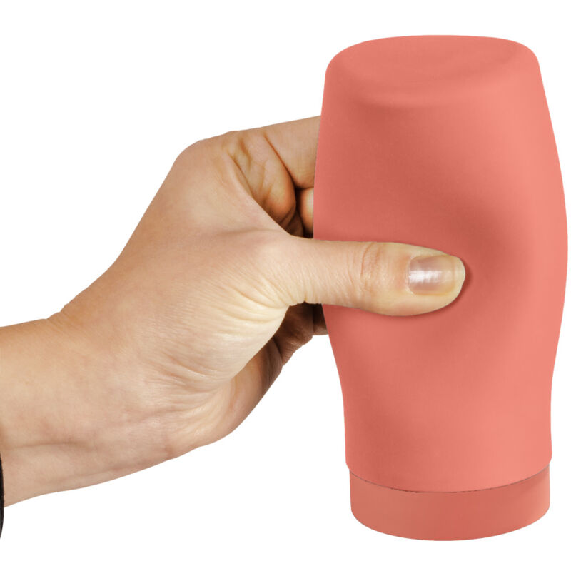 foto del prodotto wenko dispenser per detersivo liquido easy squeez e per la cucina, rosso, di alta qualit , dosaggio facile, dispenser di sapone in silicone