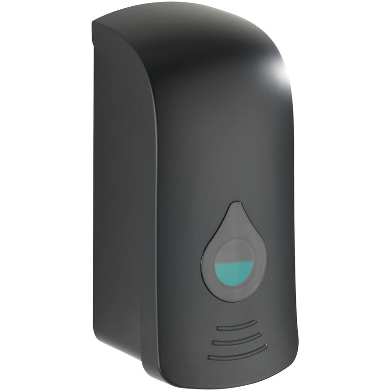 foto del prodotto wenko dispenser per sapone liquido da muro ranera l, dispenser per gel igienizzante da muro, senza bisogno di forare, capacit 740 ml, plastica,