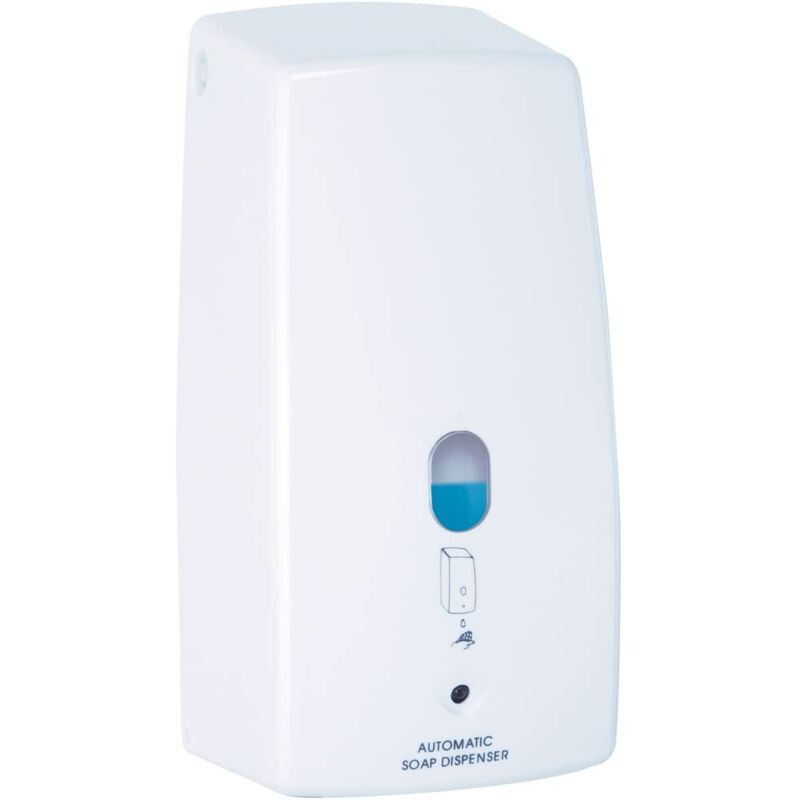 foto del prodotto wenko dispenser sapone a infrarossi treviso automatischer fl ssigseifen spender capacit 0.65 l, plastica, 11 x 22.5 x 10.5 cm, bianco