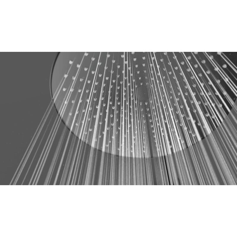 foto del prodotto wenko doccia a pioggia ultimate shower nero grigio, 25 cm, nero, plastica abs nero grigio