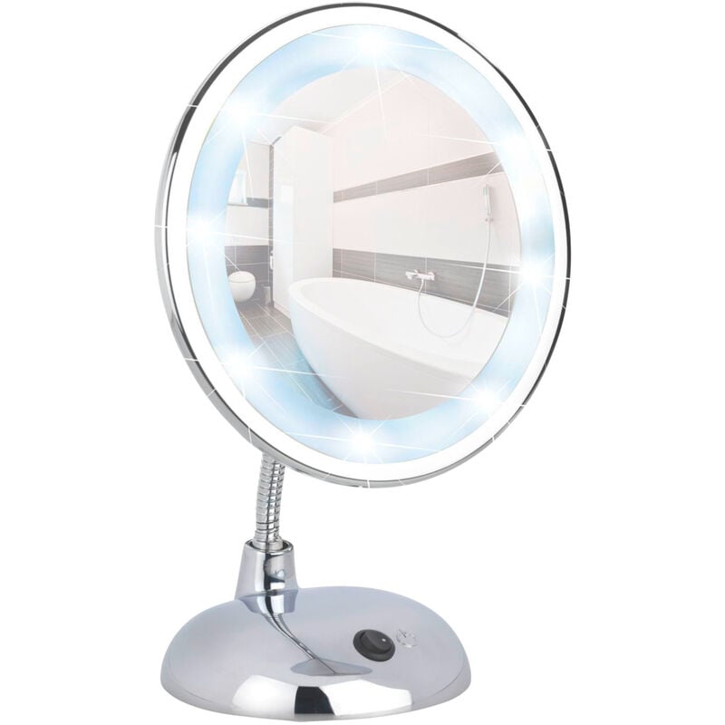 foto del prodotto wenko espejo pie flexible style cromo, argento silber 