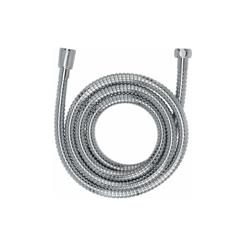 foto del prodotto wenko flessibile per doccia design, tubo per doccia con guaina di protezione anti torsione, attacco universale 1 2 , acciaio inossidabile di alta