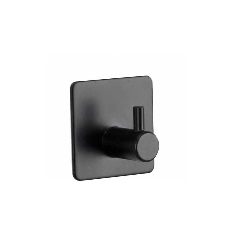 foto del prodotto wenko ganci da parete ureo neri, set di 3, ganci in acciaio inossidabile verniciato, gancio per asciugamani per il bagno, il wc per ospiti e tutta