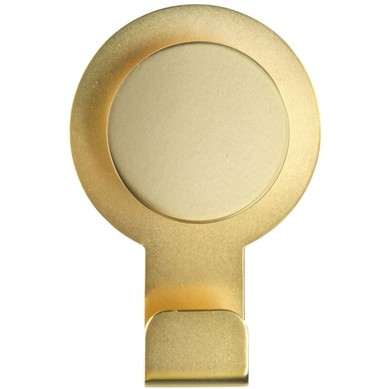 foto del prodotto wenko gancio adesivo senza utilizzo del trapano, portasalviette, acciaio inossidabile, 5 x 7.5 x 2.5 cm, dorato