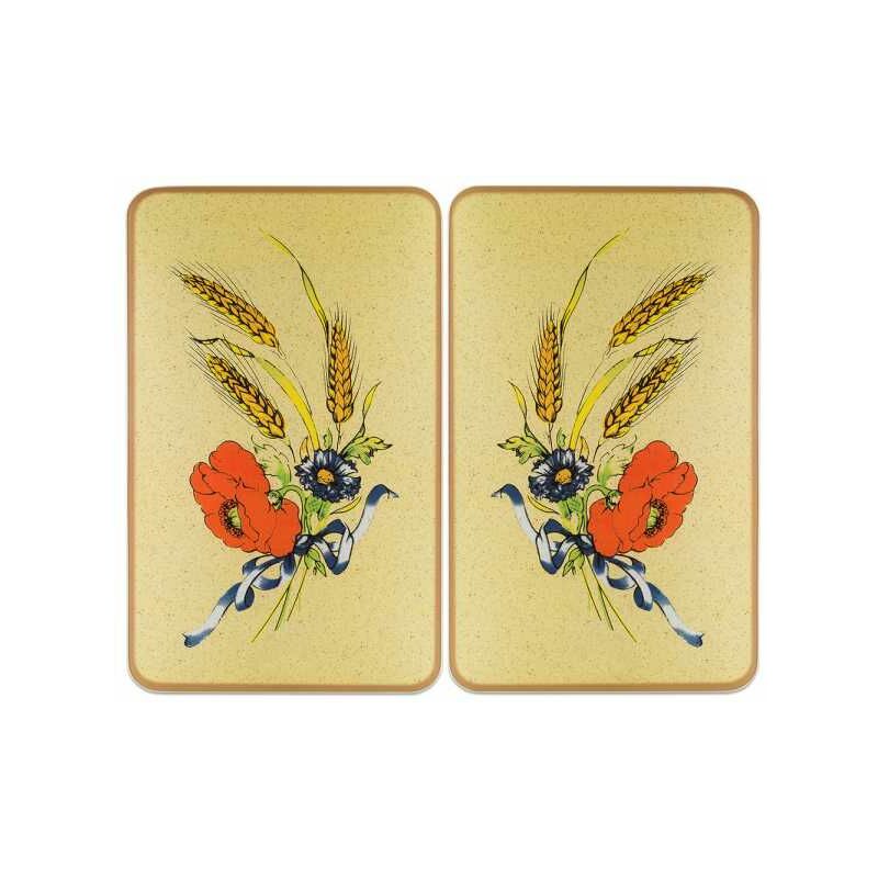 foto del prodotto wenko glasabdeckplatte universal kornblumen, 2er set