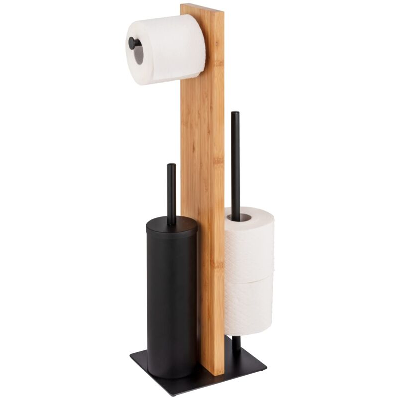 foto del prodotto wenko maximex 25376100 stand lesina, set combinato, nero colore naturale