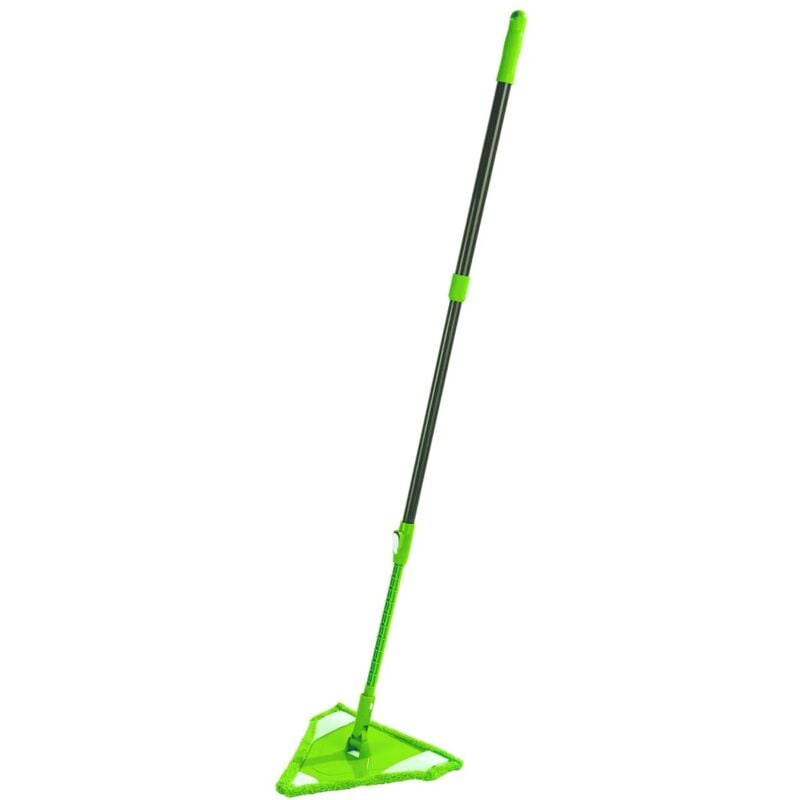 foto del prodotto wenko maximex triangel, mocio per pavimenti e piastrelle in plastica abs , 28 x 68 160 x 3 cm, colore nero