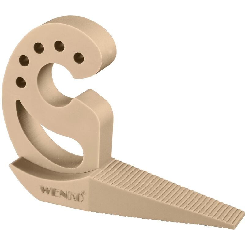 foto del prodotto wenko multi stop fermaporta beige salvadita, tpr, 11.8 x 7.7 x 2.5 cm, beige