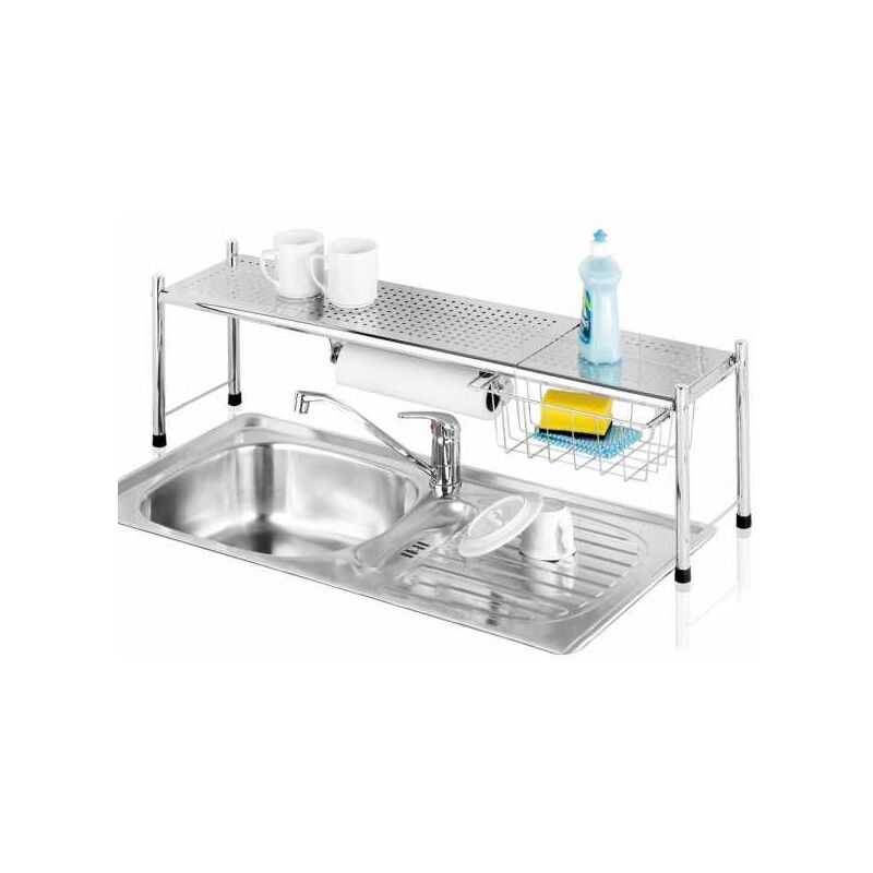 immagine 0 del prodotto wenko organizzatore per lavello, scaffale telescopico per lavello expando l69 116 cm