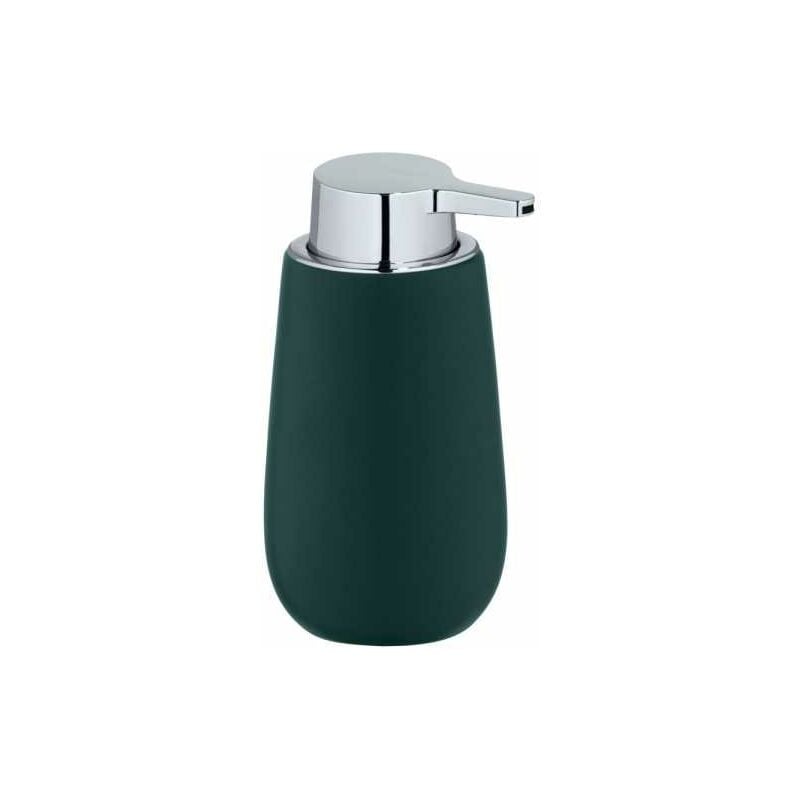 foto del prodotto wenko portasapone badi, distributore di sapone liquido ricaricabile in ceramica di alta qualit con superficie opaca, pompa in plastica resistente,
