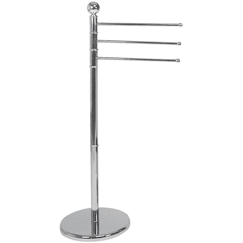 foto del prodotto wenko portasciugamani da terra exclusive 90 x 48.5 x 28.5 cm argentato