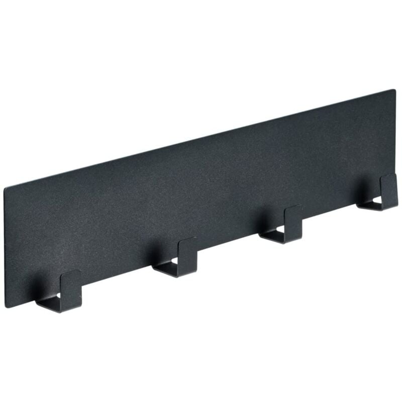 foto del prodotto wenko portautensili magnetico ima nero, accessorio black outdoor kitchen con 4 ganci per panni e accessori per barbecue, fissaggio rapido senza