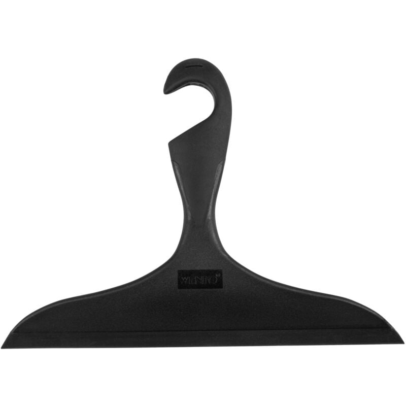 foto del prodotto wenko - raschietto per doccia loano, raschietto per bagno, con gancio di sospensione, plastico, 23x17 cm, nero