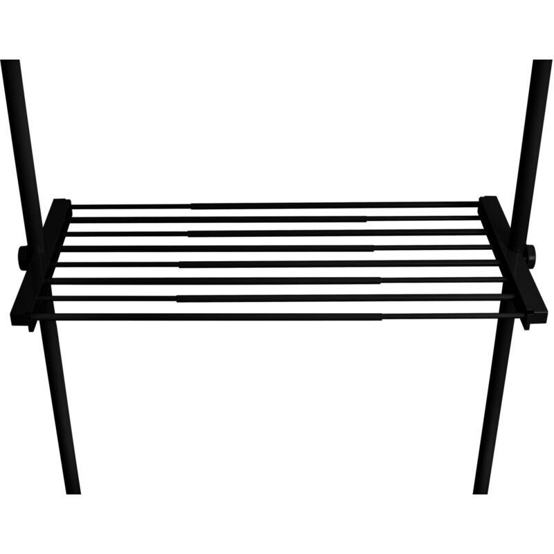 foto del prodotto wenko scaffale herkules, pezzo di ricambio per sistema di organizzazione telescopico herkules, metallo, 73 120x4x42,5 cm, nero