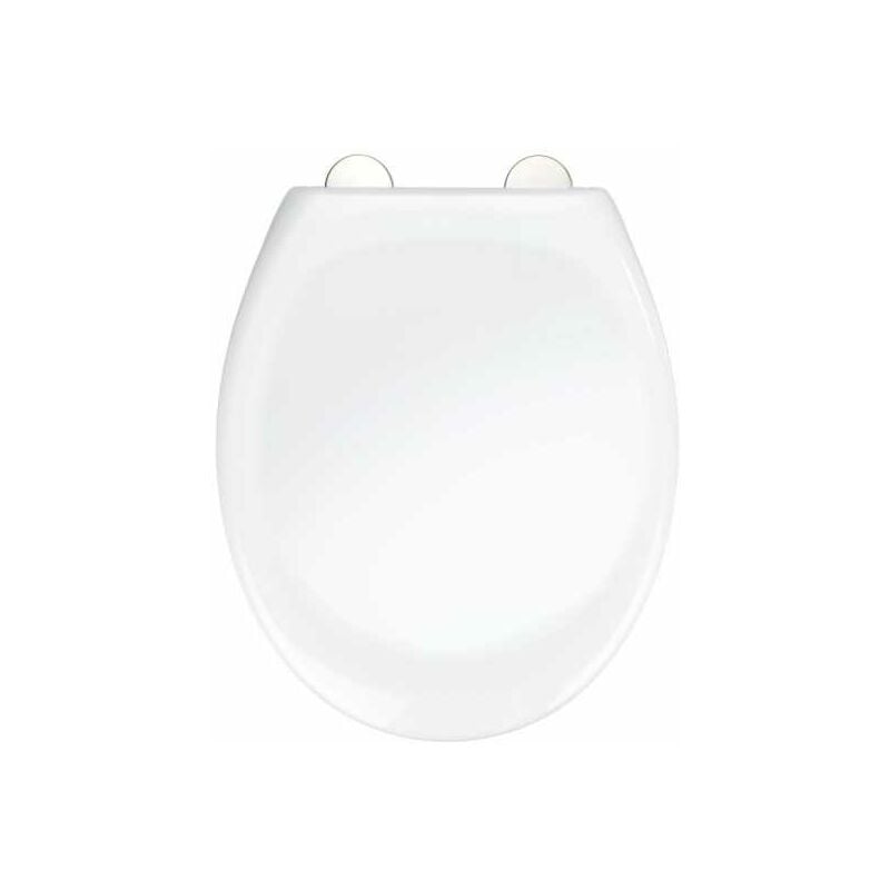 foto del prodotto wenko sedile wc ios, coperchio termoplastico di alta qualit , bianco, chiusura automatica easy close e fissaggio igienico fix clip con un pulsante