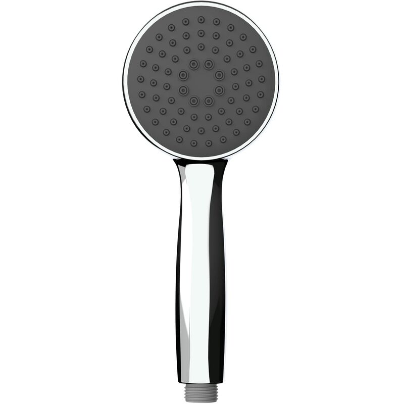 foto del prodotto wenko - soffione doccia basic, 10 cm - doccetta universale, soffione doccia, 1 funzione, abs, grigio