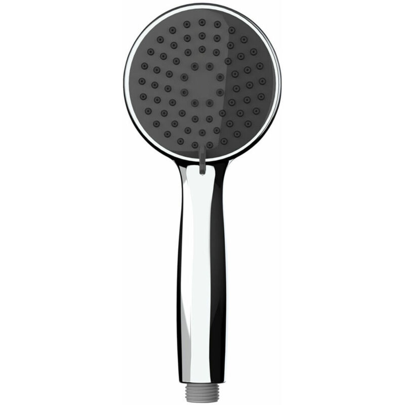foto del prodotto wenko soffione doccia basic, soffione doccia a 3 getti, soffione universale con attacco standard 1 2 , facile pulizia del calcare, plastica cromata