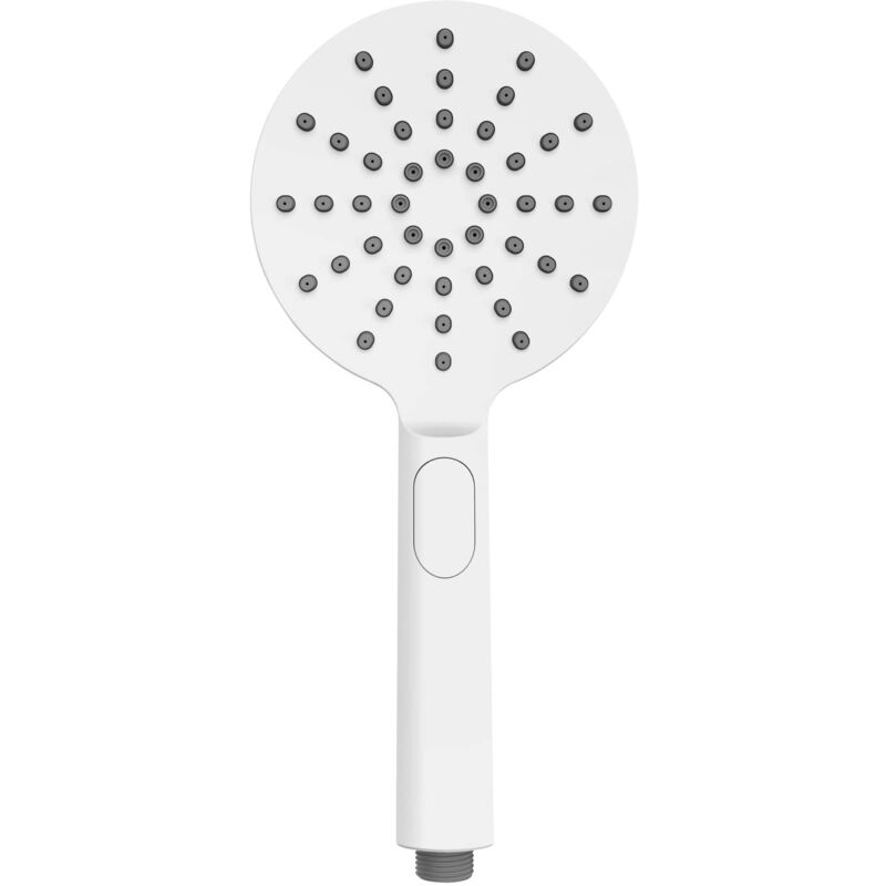 foto del prodotto wenko soffione doccia design bianco doccetta universale, soffione doccia con 3 tipi di getto comodamente selezionabili tramite pulsante, abs, 12