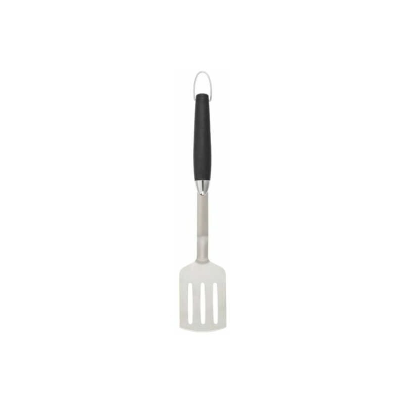 foto del prodotto wenko spatola bbq, spatola black outdoor kitchen per grigliate, in acciaio inossidabile con manico ergonomico in plastica nera resistente al
