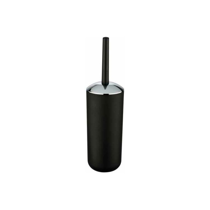 foto del prodotto wenko spazzola wc brasil, spazzola wc nera, plastico pet infrangibile, 10x37 cm, nero