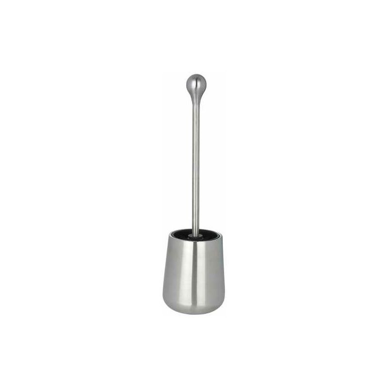 foto del prodotto wenko spazzola wc nova, spazzola wc nera, in acciaio inossidabile, 11,2x41,5 cm, opaco