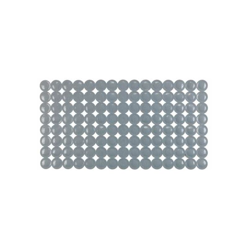 foto del prodotto wenko tappeto da bagno belem, tappetino antiscivolo per vasca da bagno con ventose, in pvc, 67,5x36 cm, grigio