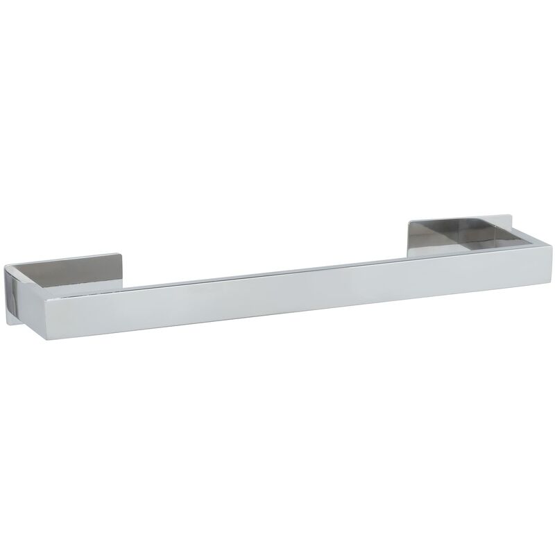 foto del prodotto wenko turbo loc uno genova shine portasciugamani da bagno in acciaio inox, 40 cm, per asciugamani da bagno o asciugamani, senza foratura, 41 x