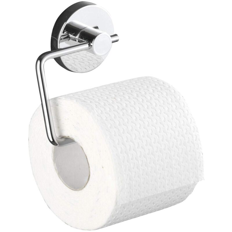 foto del prodotto wenko vacuum loc portarotolo bagno milazzo fissaggio senza trapano, acciaio, 13 x 10.5 x 3.5 cm, cromo