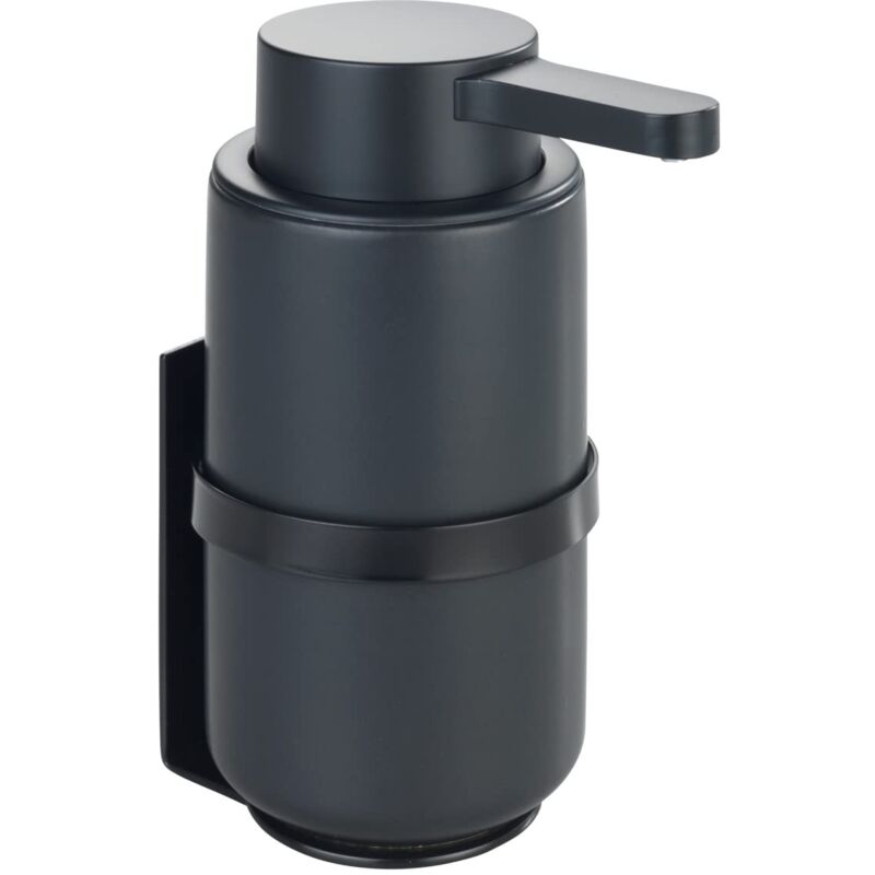 foto del prodotto wenko woya,dispenser di sapone da parete ricaricabile, in ceramica, per fino a 250 ml, sapone liquido, detersivo per piatti o disinfettante, 