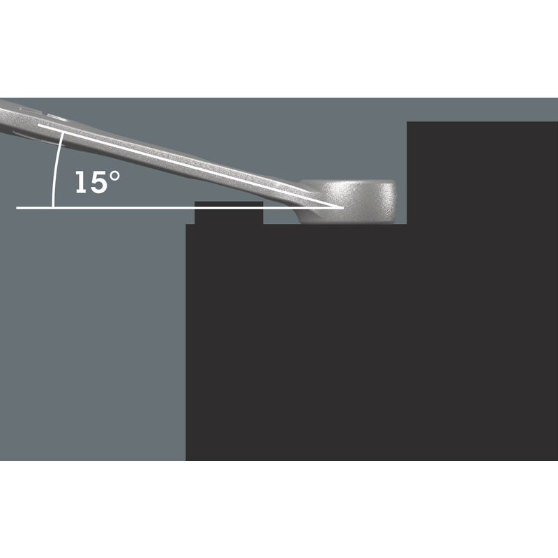 foto del prodotto wera 05020209001 forchetta e chiave poligonale, 18 x 210 mm